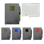 Custom Woven Notebook Pen Set - 1