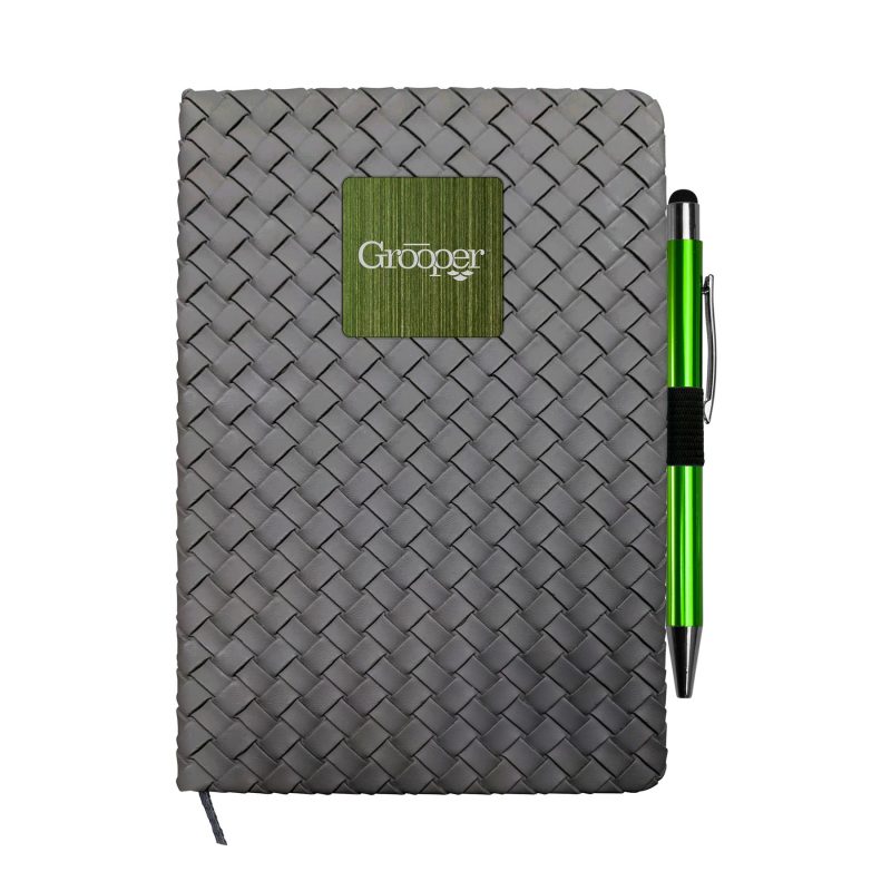 Custom Woven Notebook Pen Set - 4