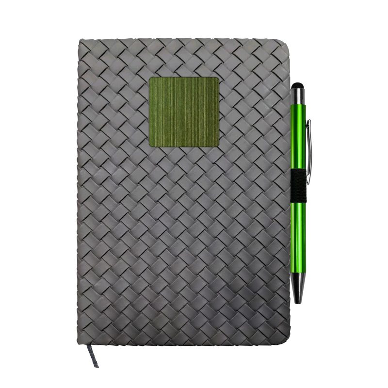 Custom Woven Notebook Pen Set - 5