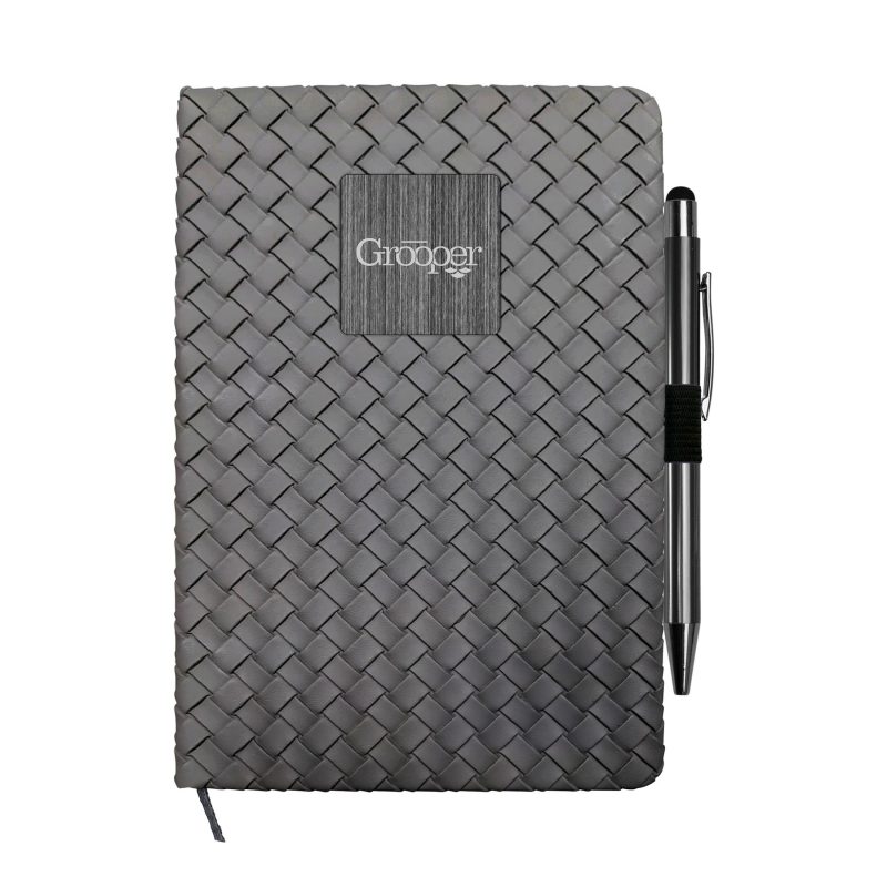 Custom Woven Notebook Pen Set - 6