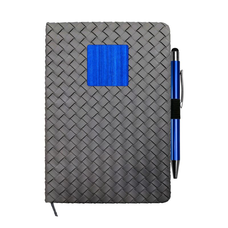 Custom Woven Notebook Pen Set - 9